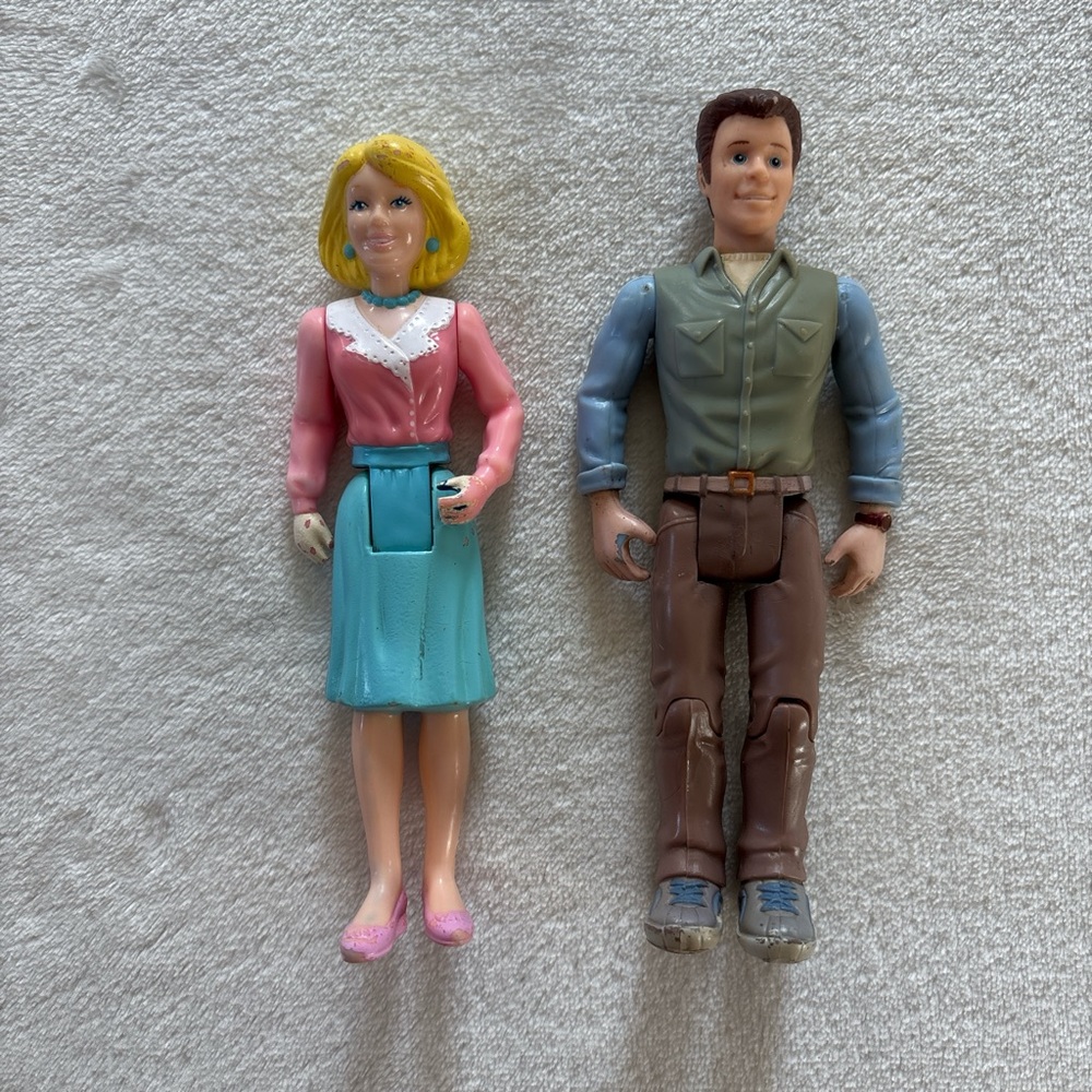 2002 Playskool Loving Family Figures Dad & Mother